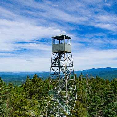 Okemo Fire Tower, looking north