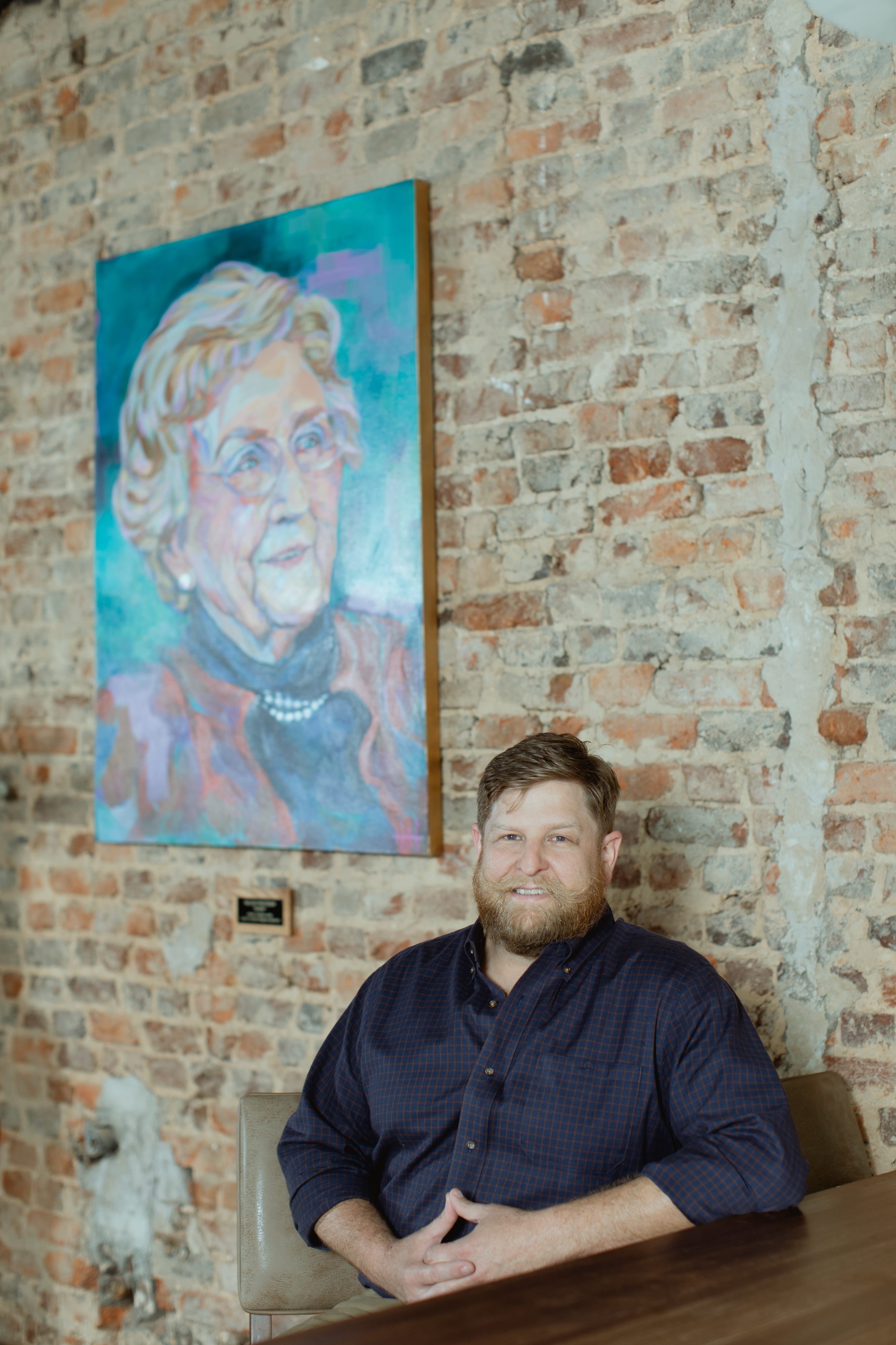 Rob McDaniel at his restaurant, Helen, named after his grandmother.
