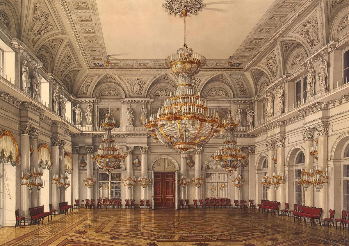 In Catherine and Elizabeth's day, St. Petersburg's Winter Palace had 460 rooms. Today it has more than 1,500.
