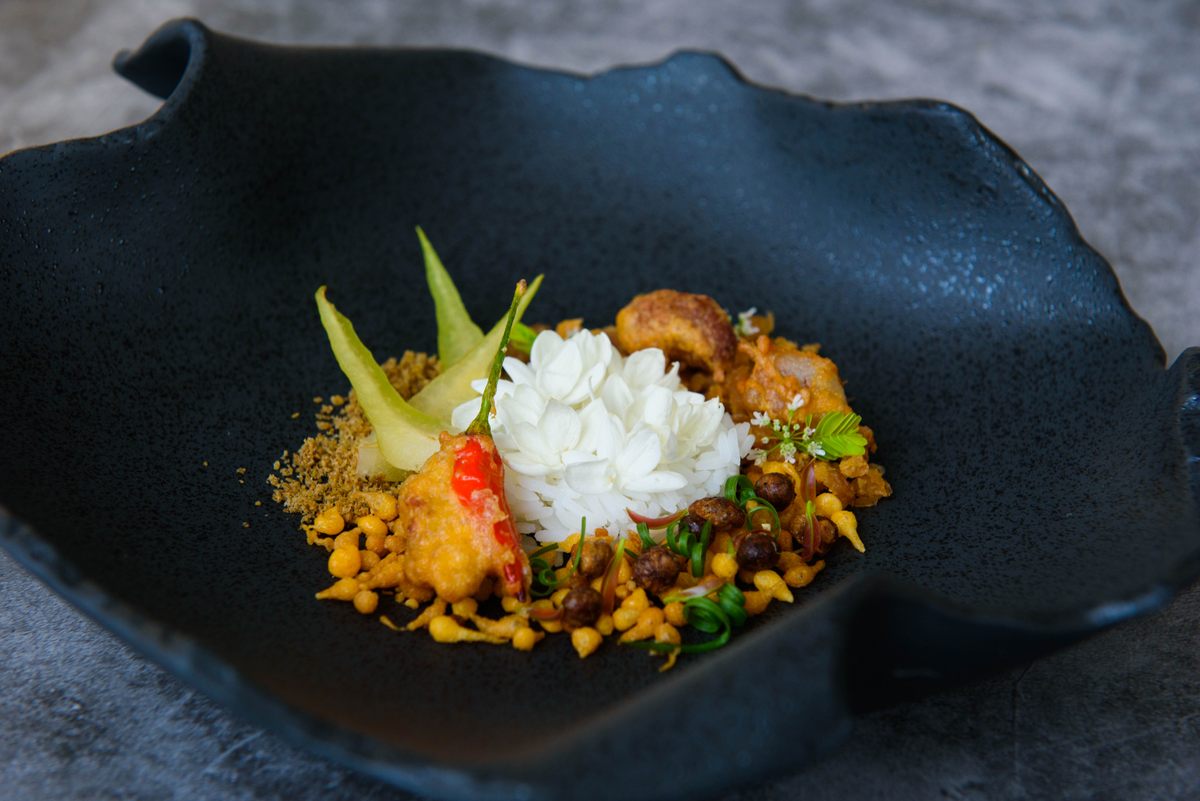 Paste's rendition of the icy summer rice dish <em>khao chae</em> comes from a funeral book.