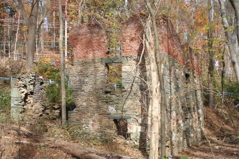 The ruins looking north