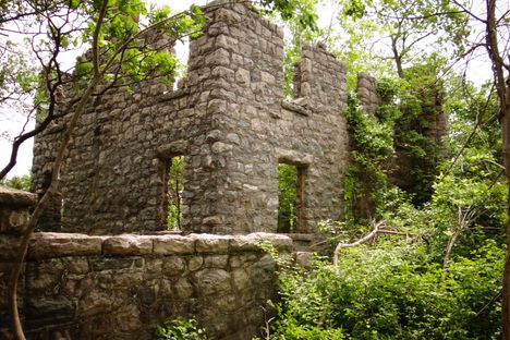 Part of the castle ruins