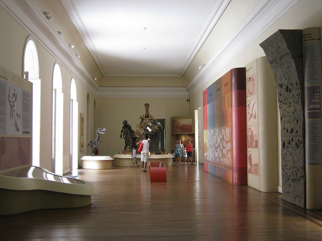 Inside the museum, in 2012.