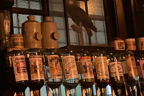 Polly at Ye Olde Cheshire Cheese