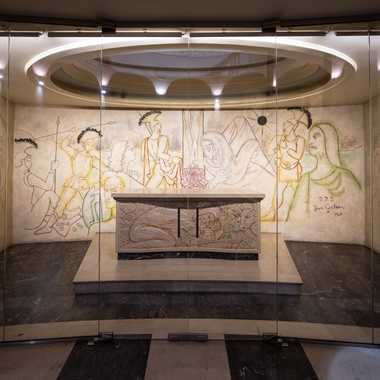 The Jean Cocteau murals.