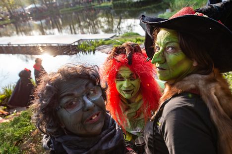 The celebrations surrounding Walpurgis Night, at the beginning of May, brings out the witch-kitsch culture of Germany's Harz highlands. 