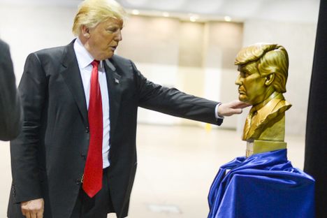 An Interview with the Artist Behind This Life-Sized Bronze Trump Bust