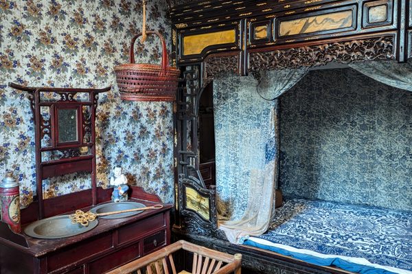 This house was transported piece-by-piece from the Huizhou region of China.