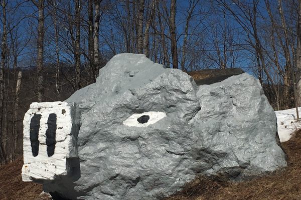Pig Rock as seen from the road