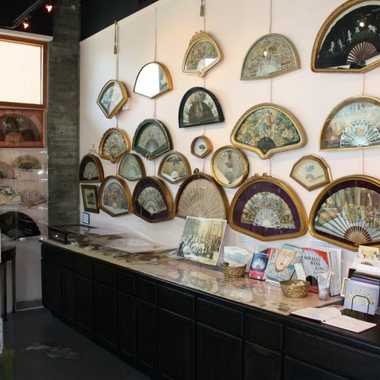 Fans on display at the museum.