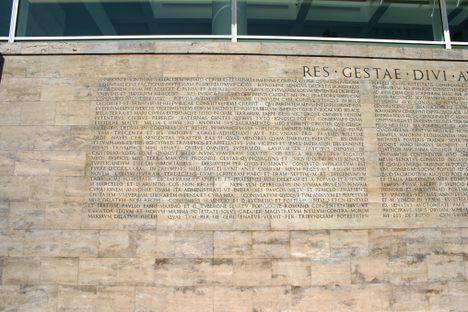 Replica of the Res Gestae Divi Augusti