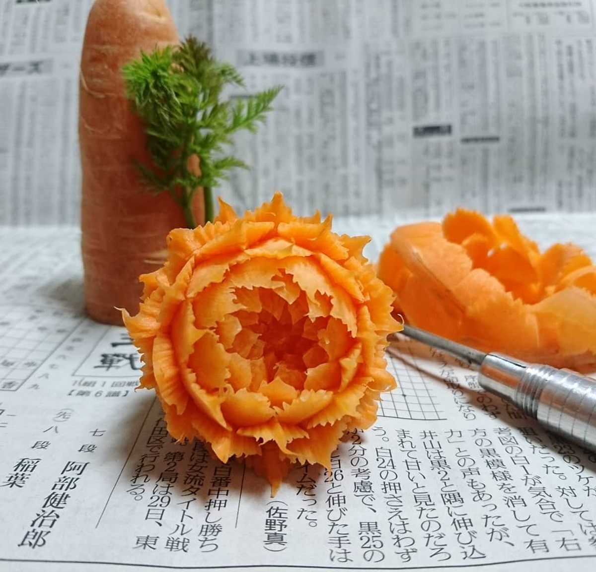 vegetable carving carrot