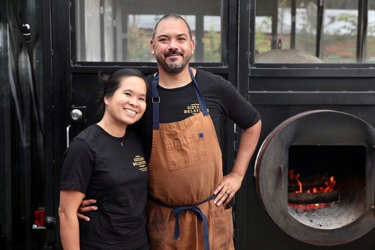 Chef Damian Brockway and his wife, Kornpawee Brockway.