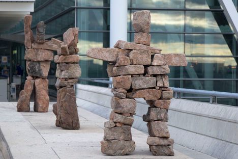 The Toronto Airport's inunnguat may not be sending the intended message.