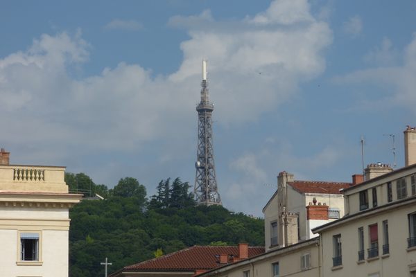 The Metallic Tower of Fourvière.