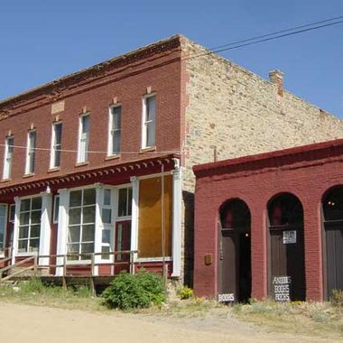 The Nevadaville Masonic Lodge, built in 1879.