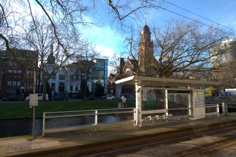 The stop is located on Rotterdam's Museumpark, a popular artistic district.