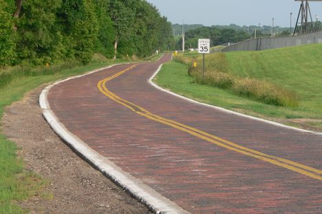 Old Lincoln Highway between Omaha and Elkhorn. 
