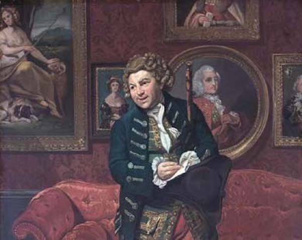 Robert Baddeley in character as Moses, from the play <em>A School for Scandal.</em>