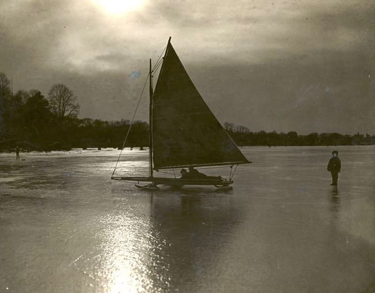 The Shrewsbury River, in New Jersey, between 1860 and 1920.