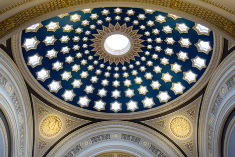 The ceiling.