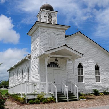 The Antioch Baptist Church, donated to the Whitney Plantation.