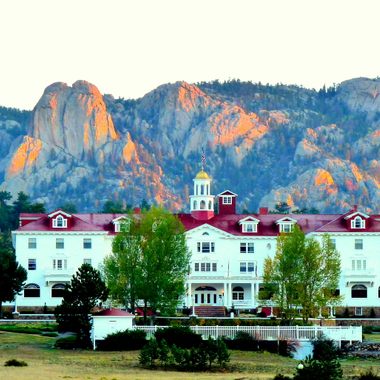 Stanley Hotel at sunrise.