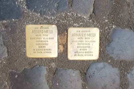 Stumbling Stones of Rome