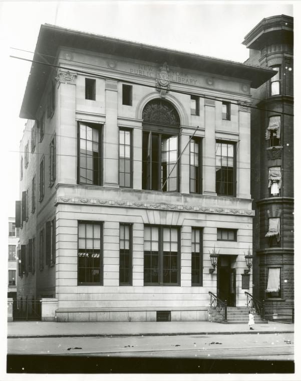The 135th Street Branch of the New York Public Library.