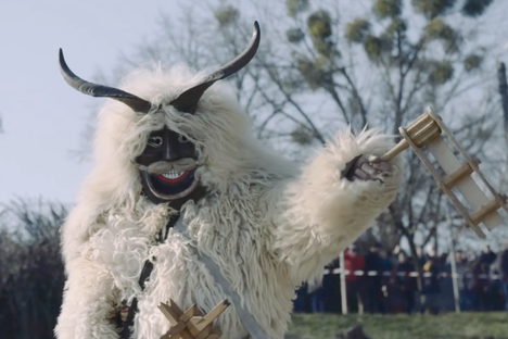 Watch a Hungarian Masked Monster Parade