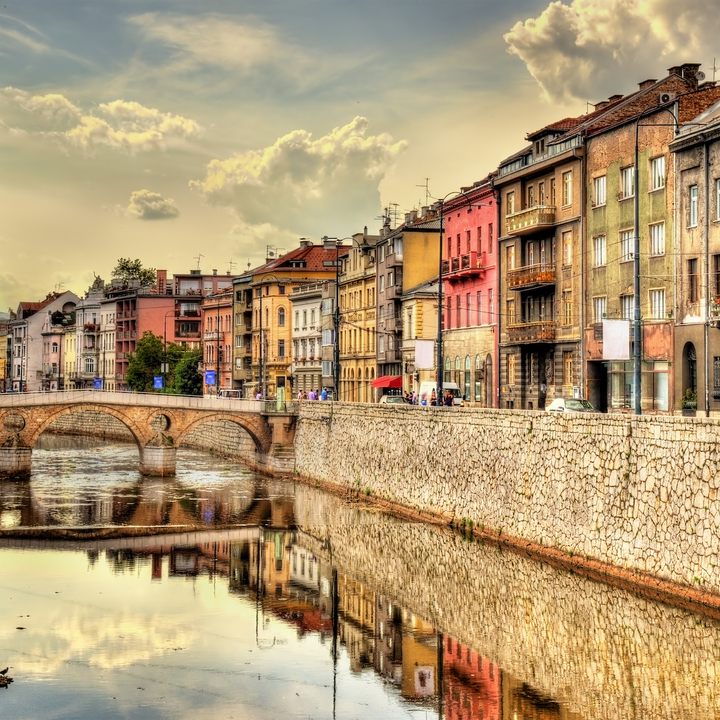 Sarajevo historic city center, Bosnia and Herzegovina
