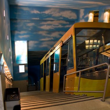 The funicular.