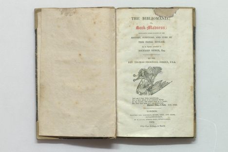While not a real psychological illness, book collectors and bibliophiles described "bibliomania" as a medical condition. 