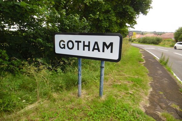 The coolest village sign in the UK?