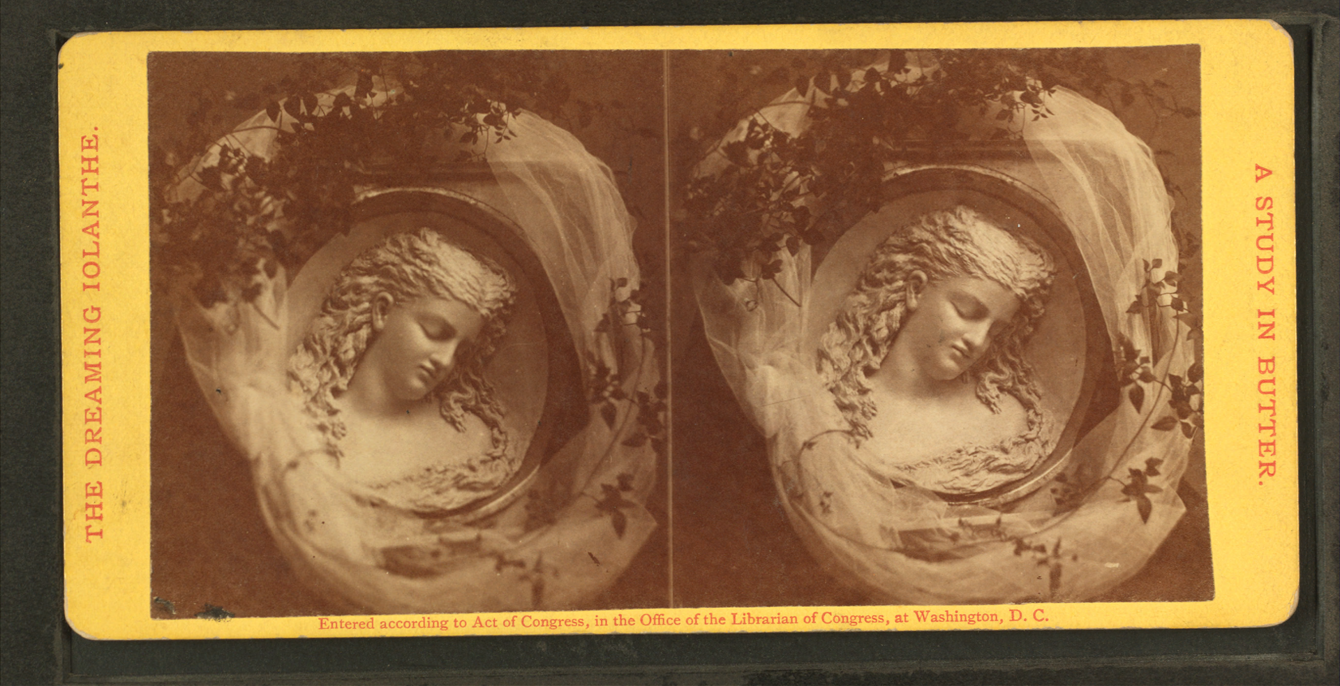 "The Dreaming Iolanthe," as displayed at the 1876 Centennial Exposition.