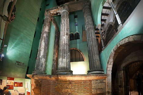 Columns of the Temple of Augustus.