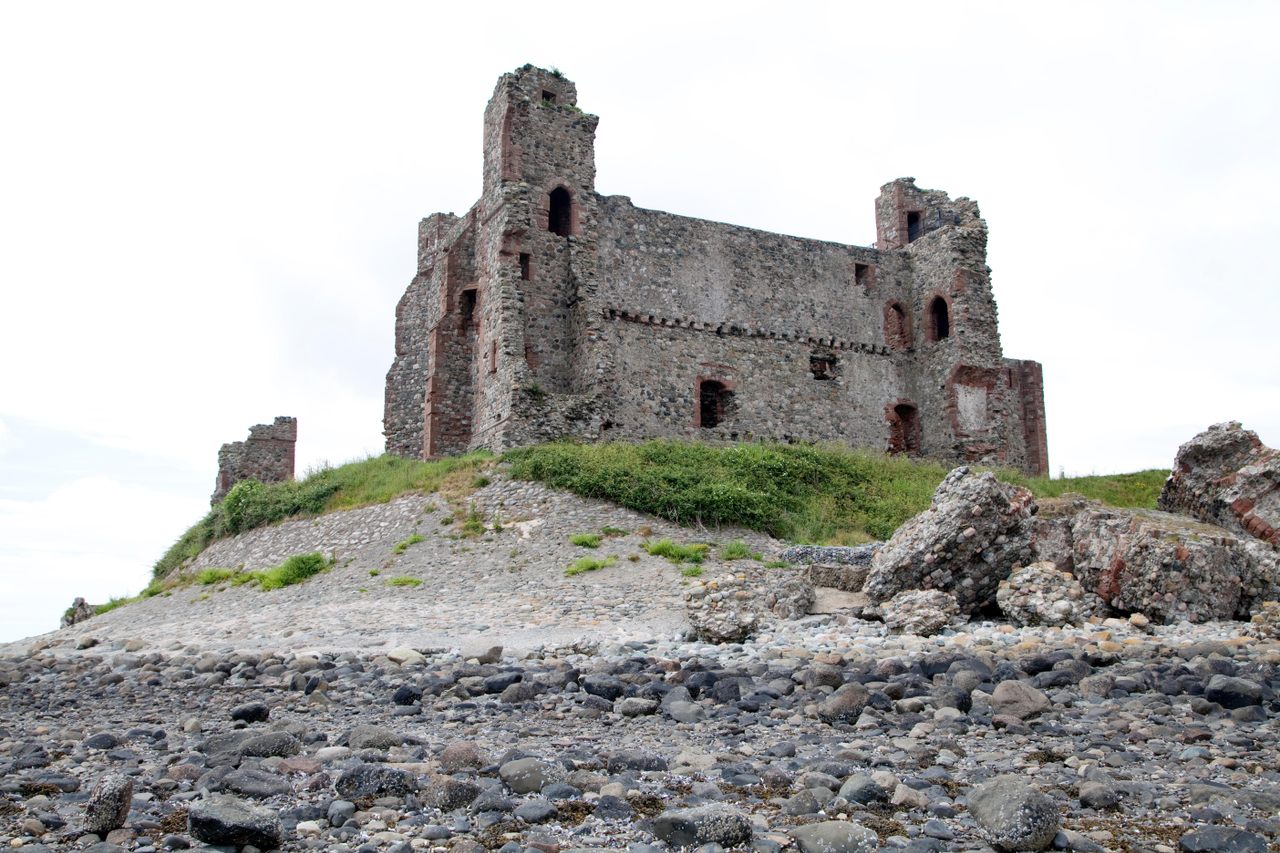 The ruins of Piel Castle.