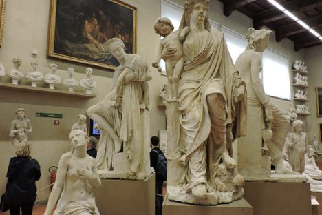 Allegorical figures for the Demidoff monument, Gipsoteca Bartolini.