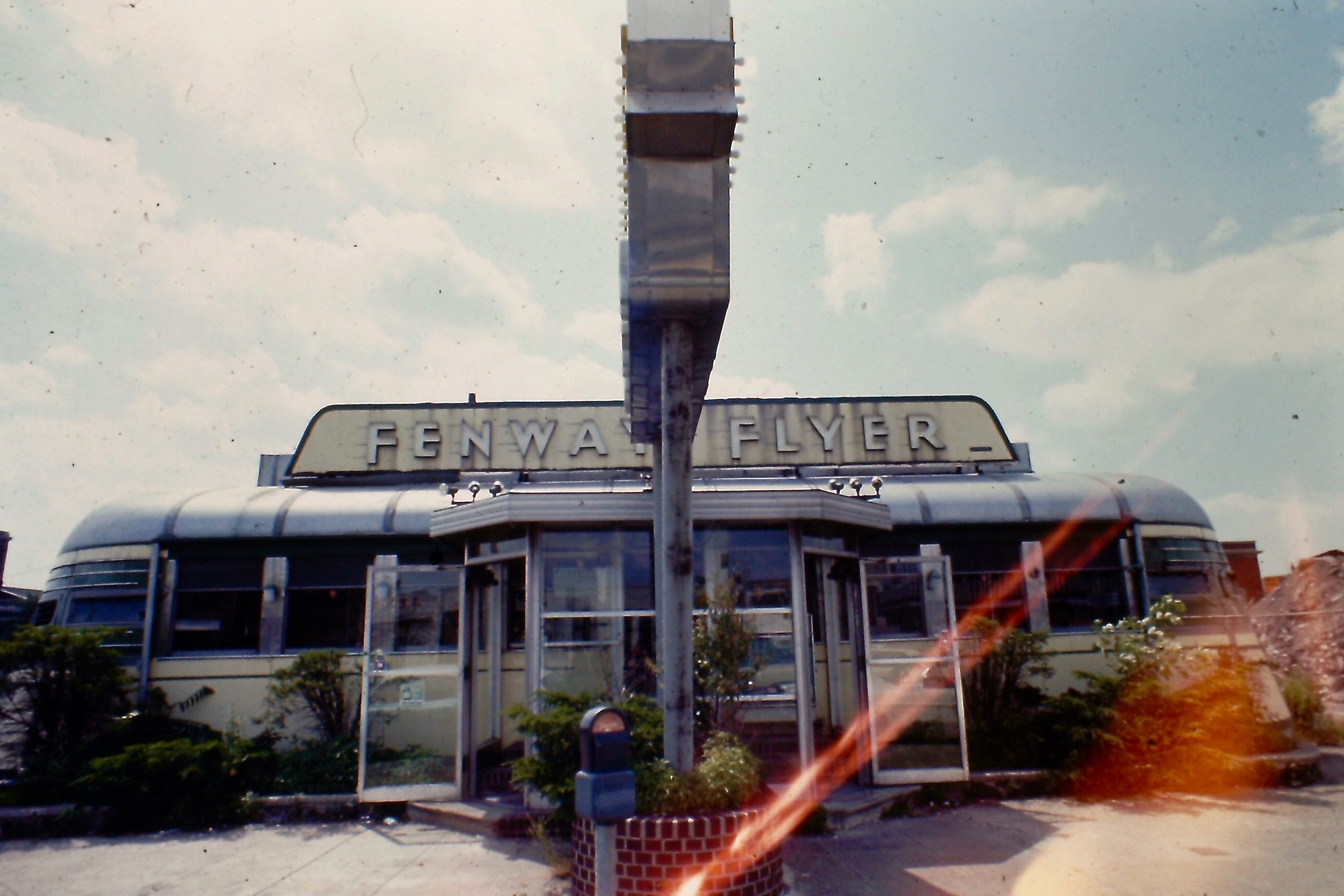 Gutman started the country's largest collection of diner artifacts with this picture taken in Boston, Massachusetts, in 1970.