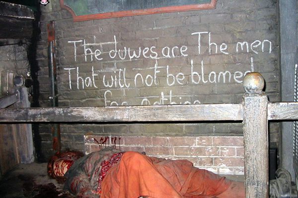 One of the many gruesome dioramas.