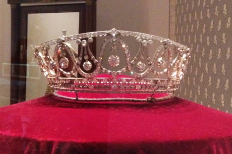 Grand Duchess Hilda von Baden's tiara before it was pilfered.