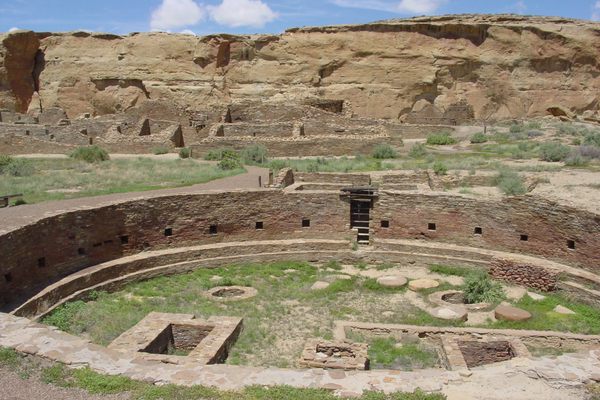 The kiva at Chaco Canyon was the site of political meetings and spiritual gatherings. 