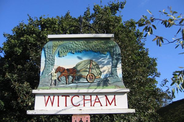 Village sign detail, Witcham.
