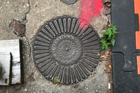 The Farrin and McCullough coal hole cover