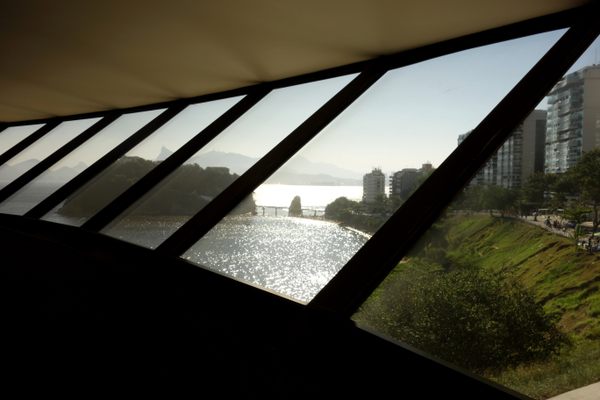 Inside the Niterói Contemporary Art Museum