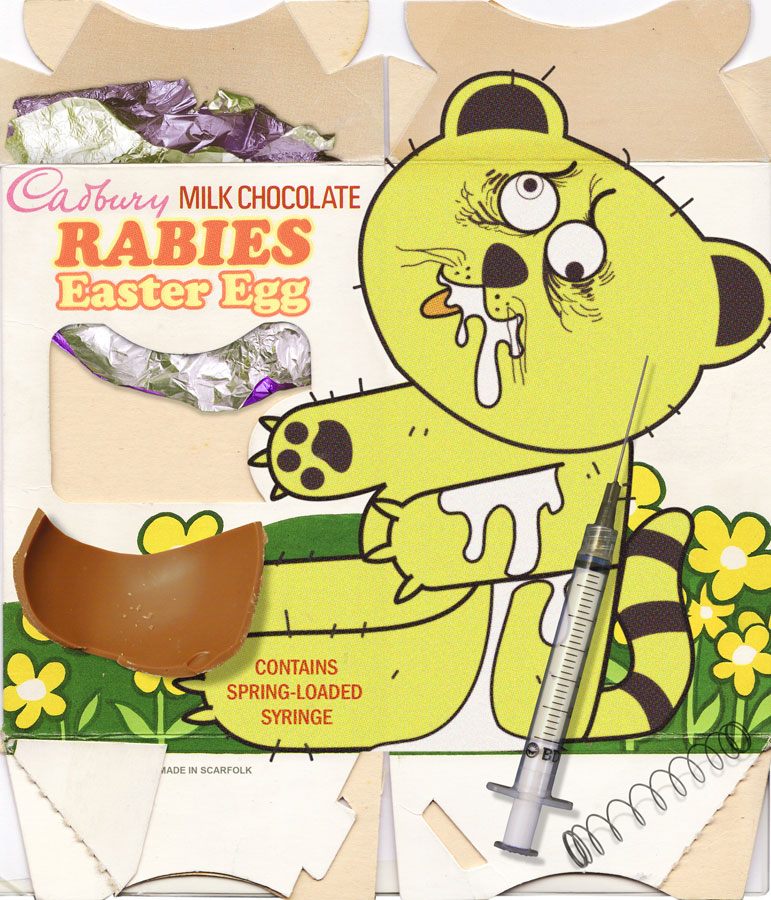 Rabies is a constant threat in Scarfolk.
