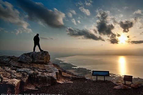 Sunrise from Mount Arbel