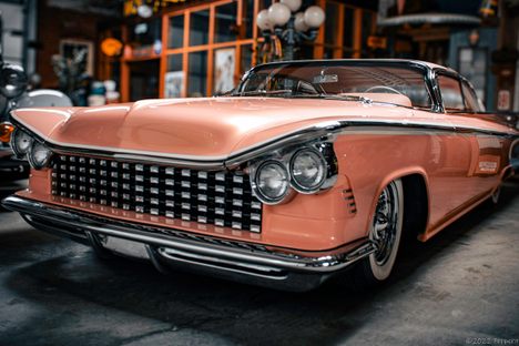 One of the classic cars in the museum 