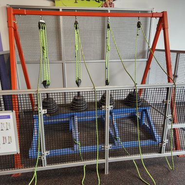 Which block-and-tackle is easiest to lift?