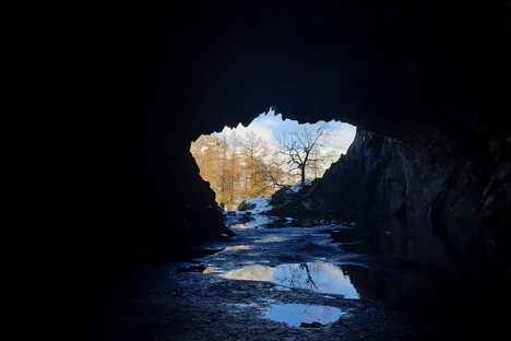 View from the cavern